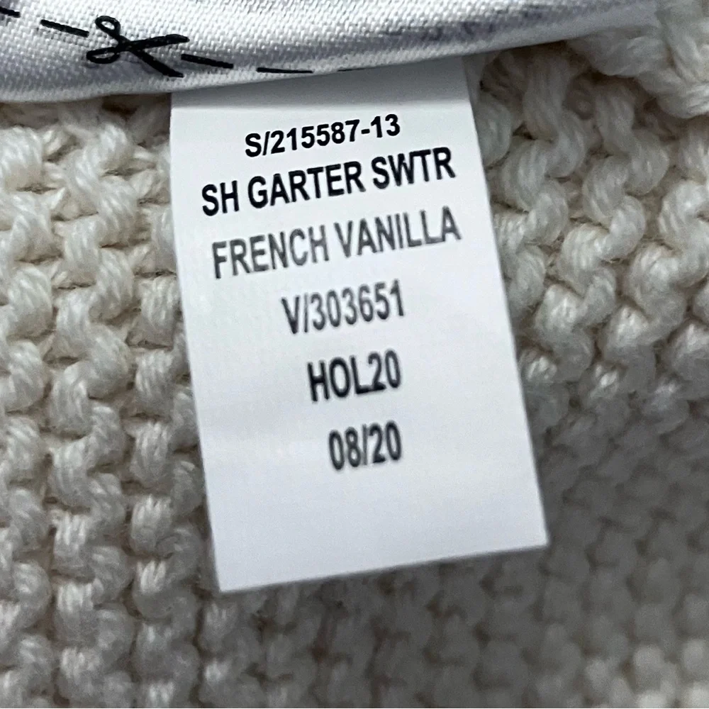 Baby GAP Cotton Knit Hooded Sweater Teddy Bear Ears 12 - 18 mo Cream